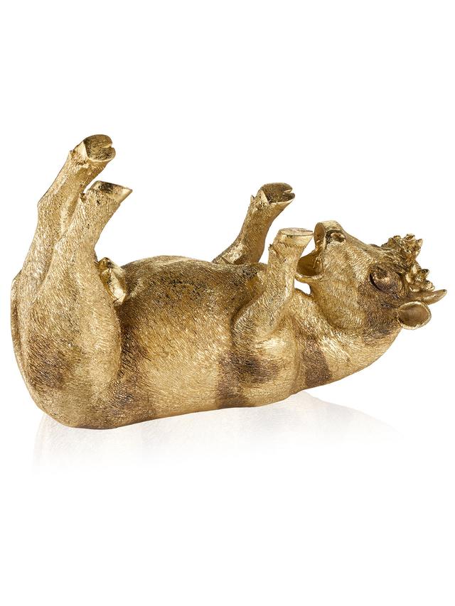 Produktbild von Flaschenhalter in Tierform, Esel oder Kuh, aus Polyresin