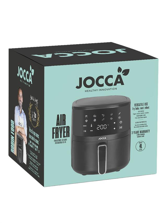 Produktbild von JOCCA Digitale Heißluftfritteuse mit 10 Programmen, 30–200 °C, 4 l