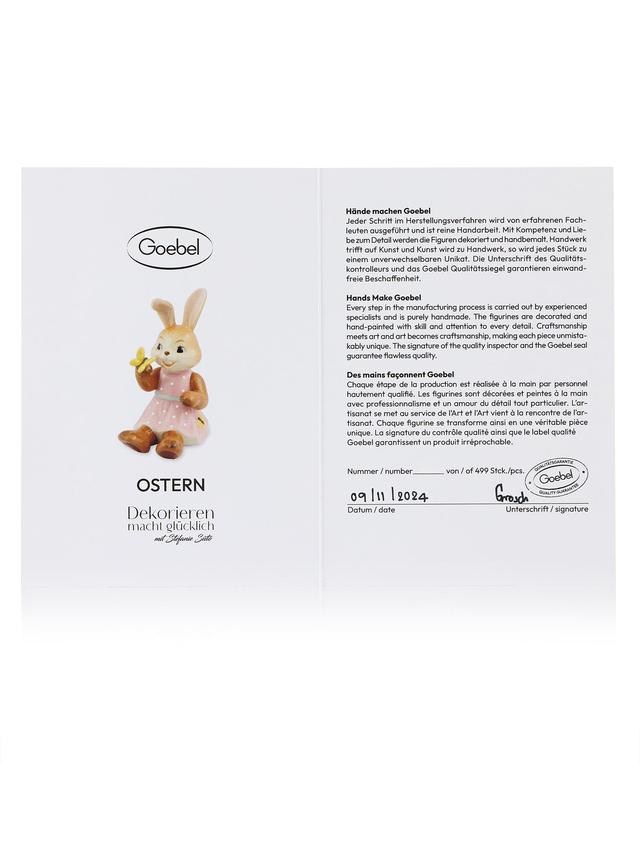 Produktbild von Goebel Deko-Figur Hase Osteredition 2025