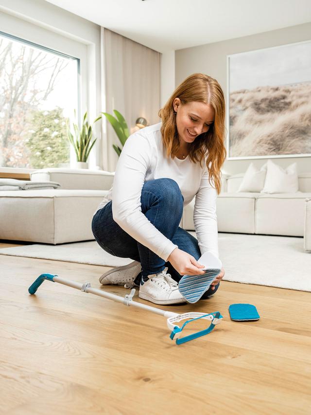 Produktbild von Livington Vibrationsreiniger "MultiScrubber" Akku betrieben, kabellos, inkl. 2 Wischbezüge