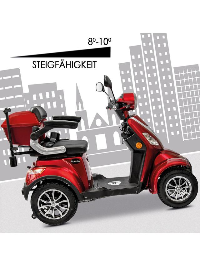Produktbild von E-Quad " Theo 15 Premium" mit Straßenzulassung, ohne Führerschein & Helmpflicht, Lithium Batterie, herausnehmbarer Akku, 90 km Reichweite, bis zu 15 km/h, 1000 W