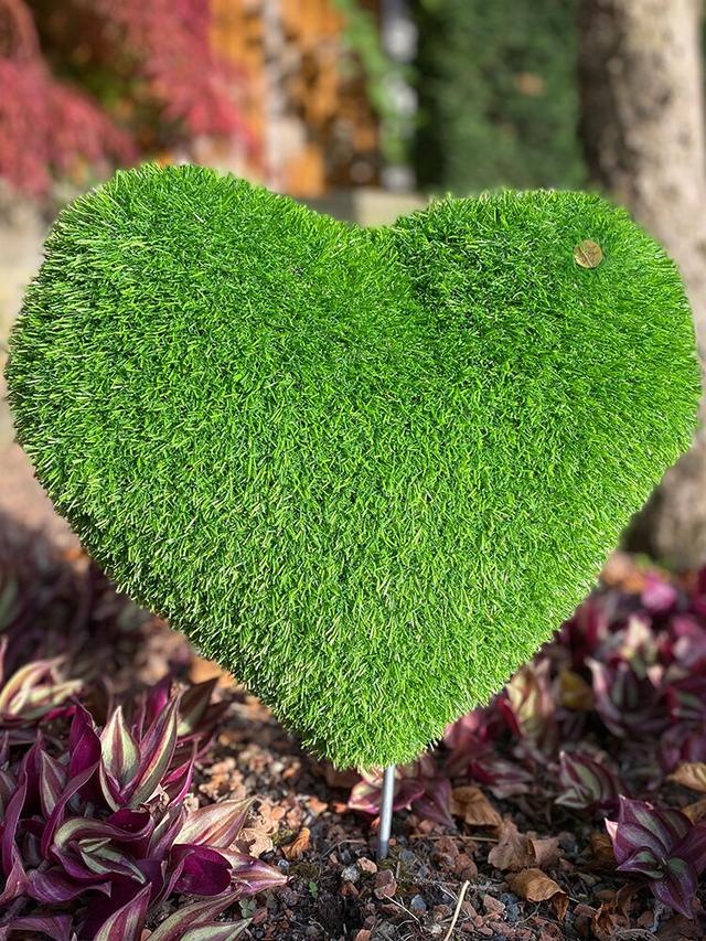 Produktbild von Gartendeko "Figur Herz" UV-beständig, wetterfest, 35 cm