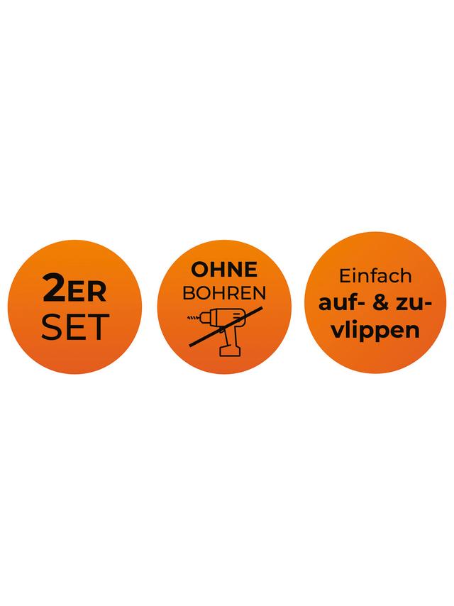 Produktbild von Tür- & Fensterstopper "Vlippy" gegen zuknallen, weiß, 4er-Set