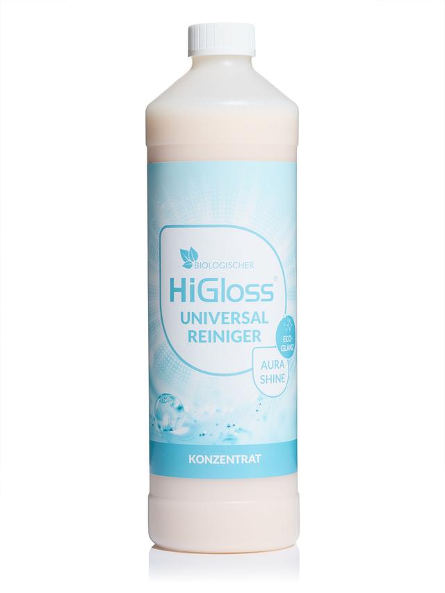 Produktbild von Bio Universalreiniger "EcoGlanz - Aura Intense" effektive Geruchsneutralisation durch Mikroorganismen, 1 L + Leerflasche