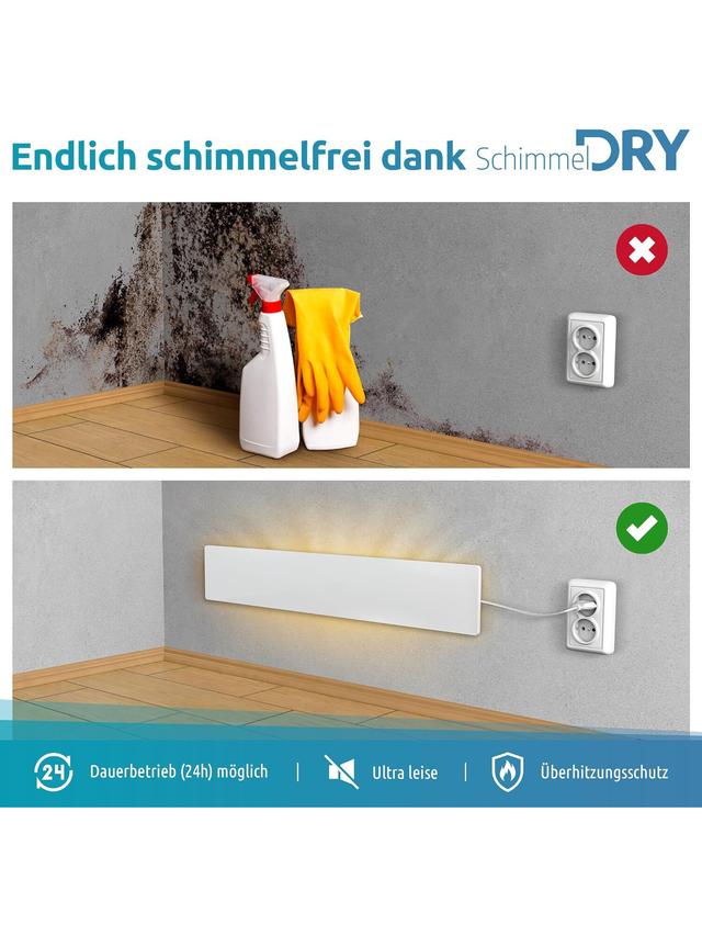 Produktbild von Schimmelentferner "Schimmelfrei", Entfernen & Vorbeugen mit Infrarotstrahlung