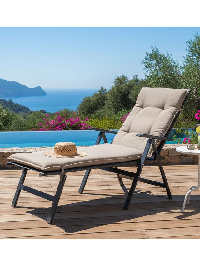 Produktbild von beo® Auflage "Belsh" für Gartenliegen, 193 x 60 x 6 cm