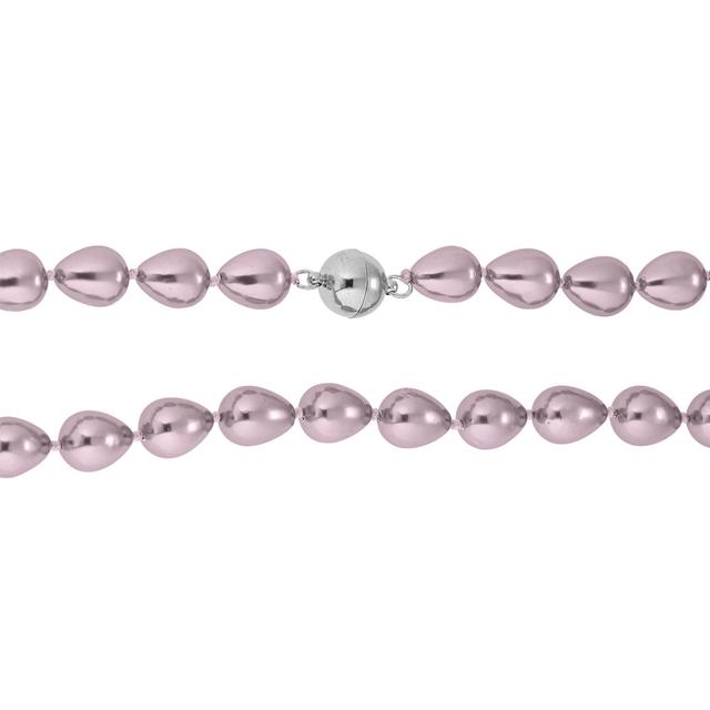 Produktbild von Collier & Armband, Muschelkernperlen, Tropfenform