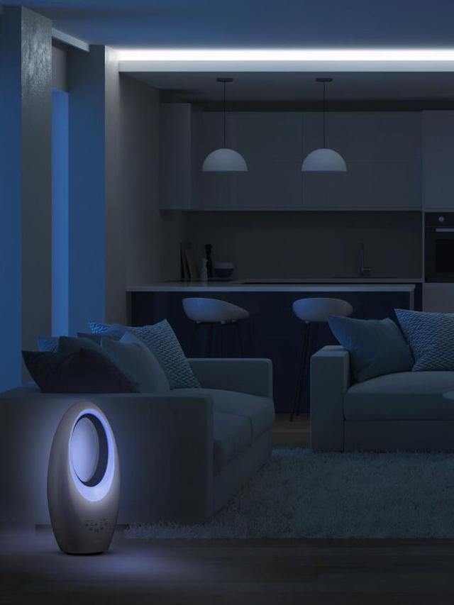 Produktbild von Ventilator mit LED, 5-Stunden-Timer und Fernbedienung