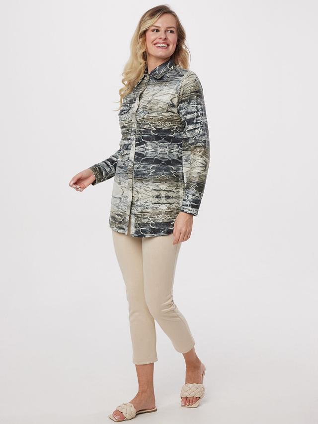 Produktbild von Hemdbluse Satinlederoptik