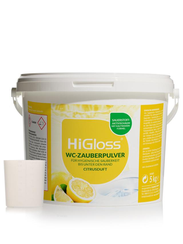 Produktbild von WC-Pulver mit Schmutzfinder auf Sauerstoffbasis, 5 kg