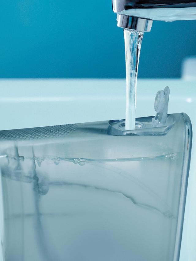 Produktbild von Munddusche "Miracle Smile" für Zahnzwischenräume, 3 Druckstufen, elektrisch, kabellos, 220 ml