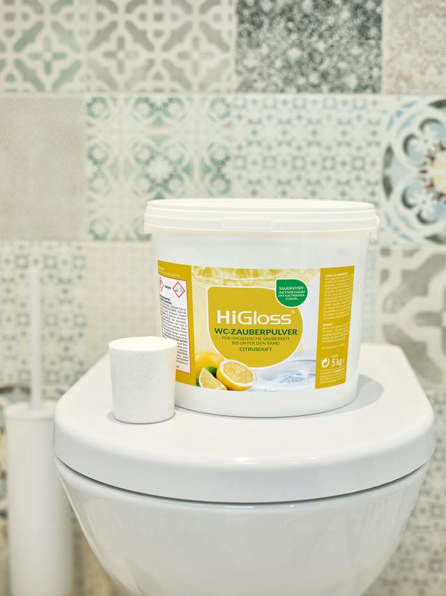 Produktbild von WC-Pulver mit Schmutzfinder auf Sauerstoffbasis, 5 kg