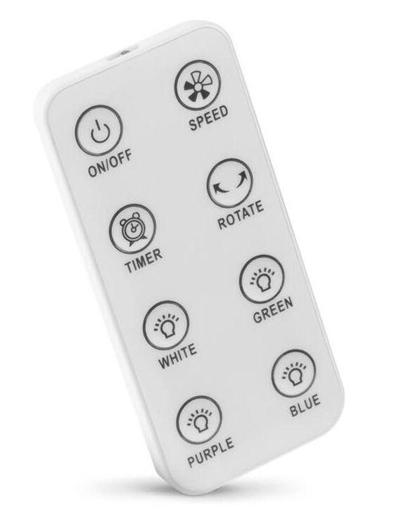 Produktbild von Ventilator mit LED, 5-Stunden-Timer und Fernbedienung