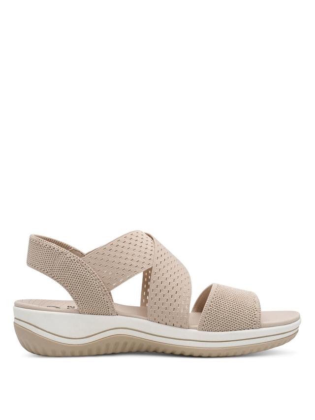 Produktbild von Hallux Valgus Sandalen "Jana Coshy Balance" für breite Füße, flexibles Fußbett, vegan