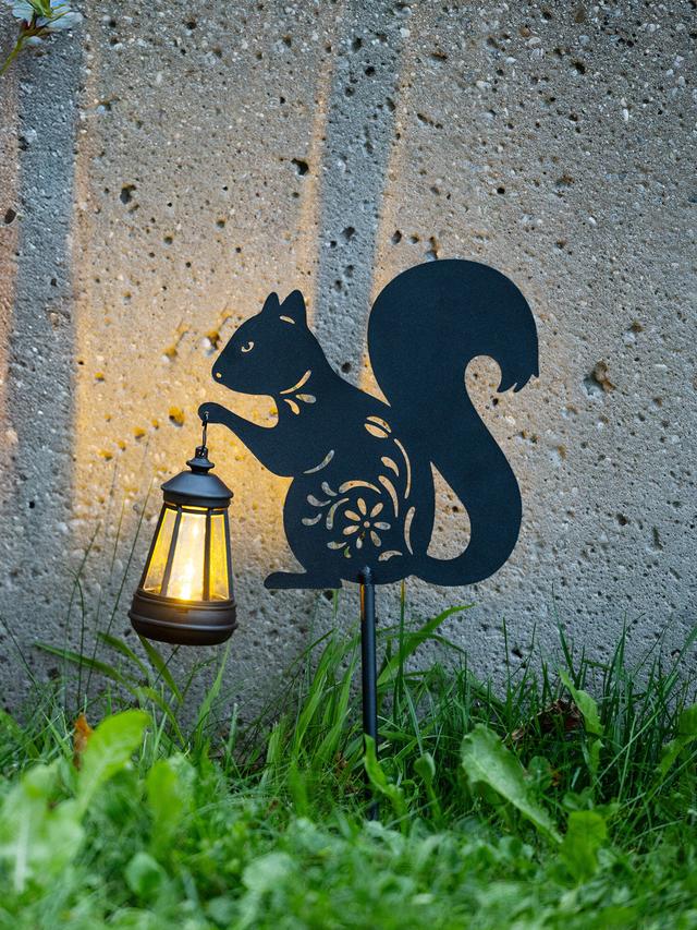 Produktbild von LED Solar Gartenstecker "Tolare" mit Tiermotiv, warmweißes Licht, 2er-Set