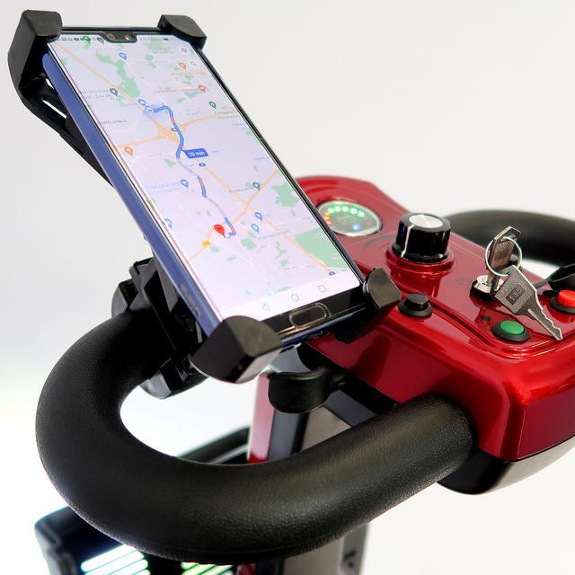 Produktbild von Elektromobil "Freedom II" führerscheinfrei, ohne Kennzeichen & Versicherung, für Fußgängerzone, Seiteneinstieg, zusammenklappbar, herausnehmbarer Akku, 20 km Reichweite, bis zu 6 km/h, 300 W