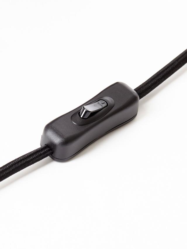 Produktbild von Tischlampe "Leonore" mit Glasfuß & Textilschirm, 56,5 cm