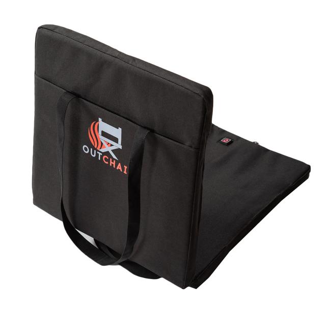 Produktbild von Beheizbares Sitzkissen, kabellos mit Akku, mit 3 Heizstufen, wasserabweisend