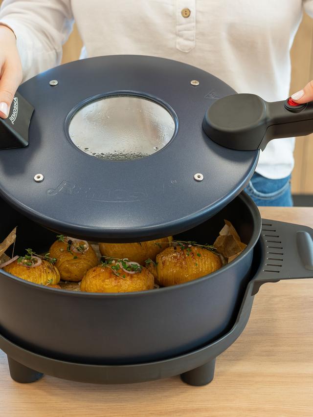 Produktbild von Mini-Backofen mit Teflon® Antihaftbeschichtung, 6x energiesparender als ein Backofen, 4 L