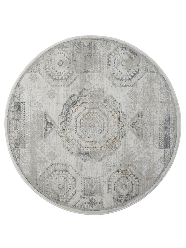 Produktbild von Indoor Teppich "Ethno" rund, kurzflor, 120 x 120 cm