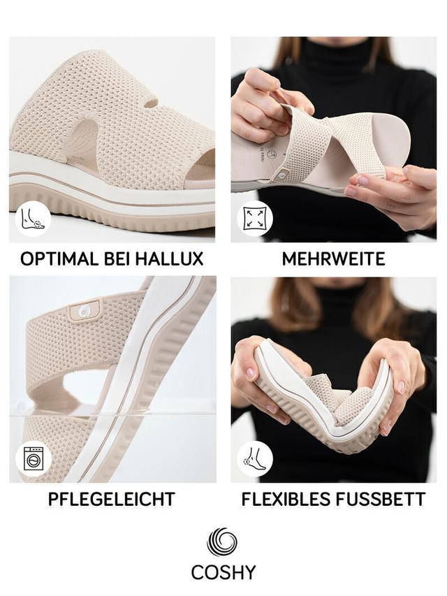 Produktbild von Hallux Valgus Sandalen "Jana Coshy" Sommerschuhe, flexibles Fußbett, vegan