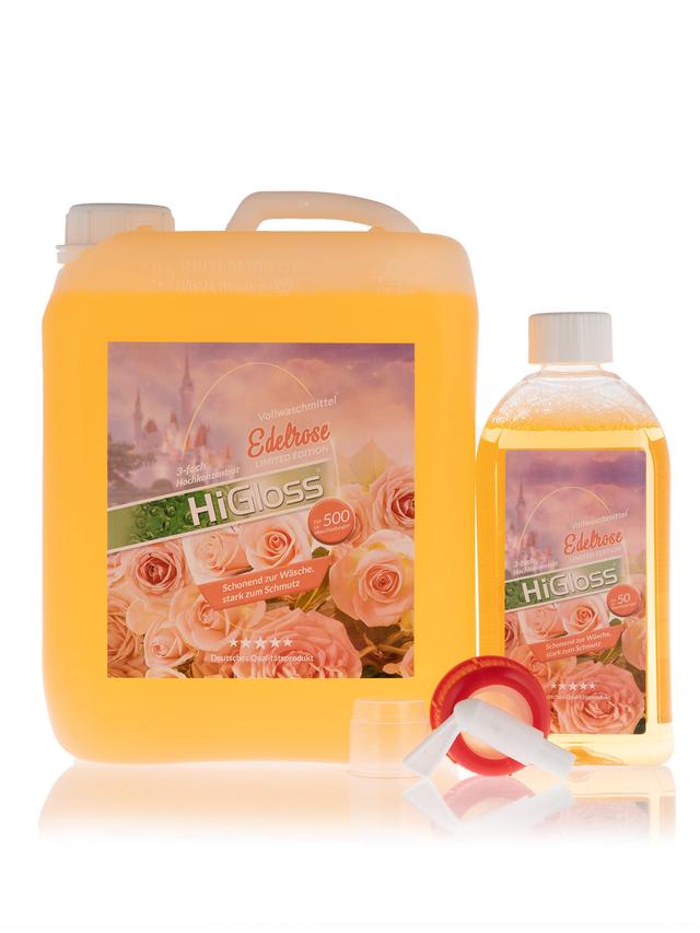 Produktbild von Vollwaschmittel-Set "Ocean Sunrise" inkl. Zapfhahn & Messbecher, 5 L + 500 ml Flasche