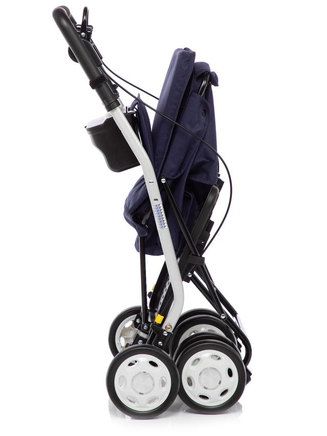 Produktbild von Rollator "Carry move" mit Einkaufstasche und Sitz, faltbar, 29 l