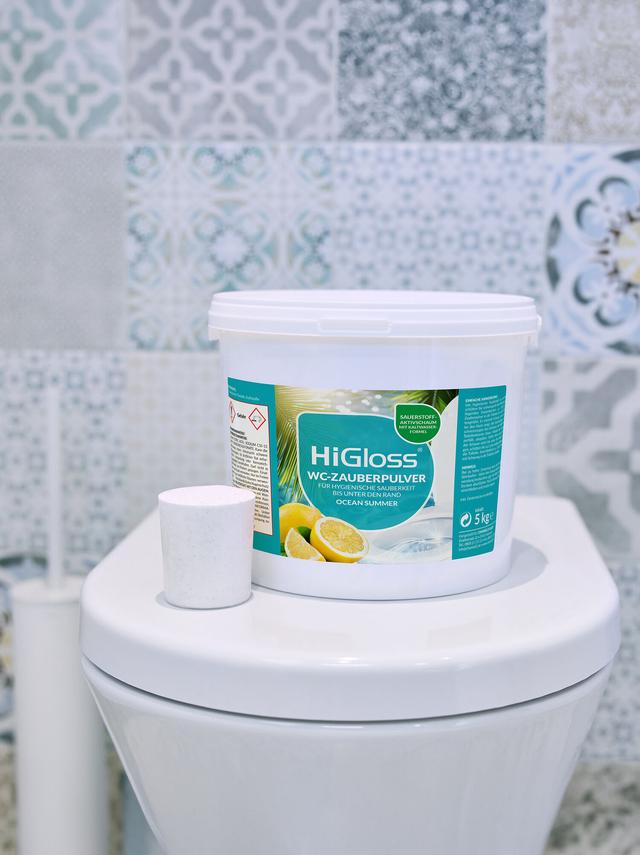 Produktbild von WC-Pulver mit Schmutzfinder auf Sauerstoffbasis, 5 kg