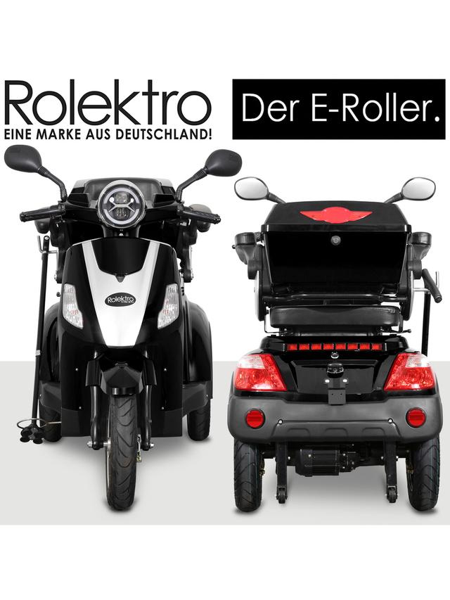 Produktbild von E-Trike "25 Pro" führerscheinfrei, ohne Helmpflicht, mit Straßenzulassung, 50 km Reichweite, bis zu 25 km/h, 1000 W