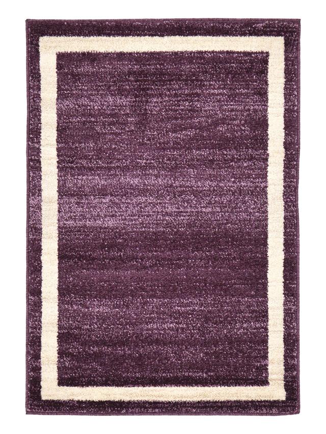 Produktbild von Teppich "Klassik Rahmen" einfarbig, 65 x 90 cm