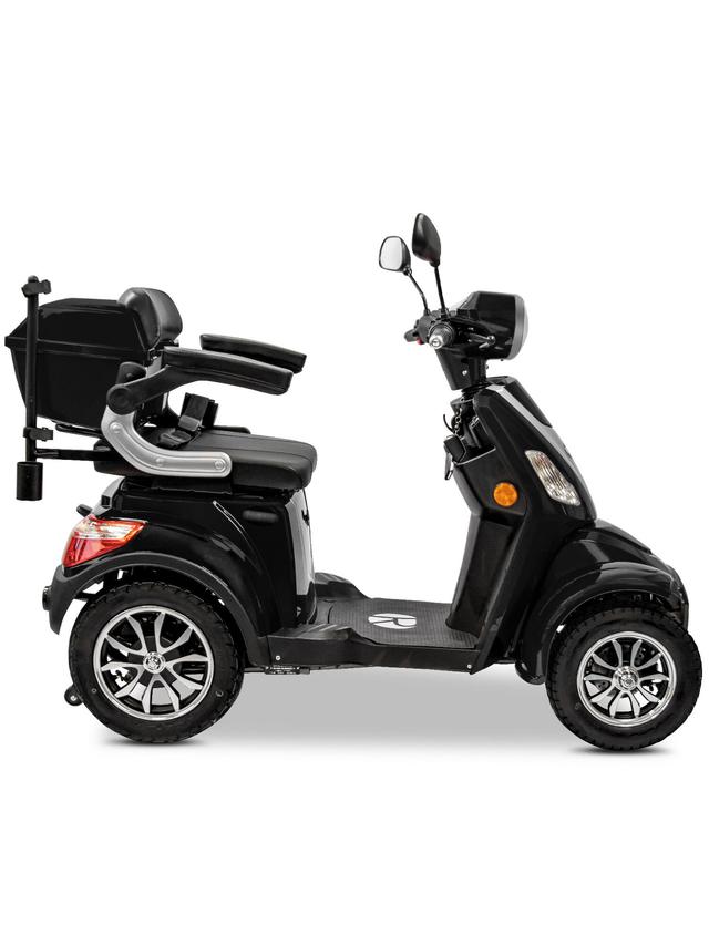 Produktbild von E-Quad "Theo 25" mit Blei Gel Akku, Straßenzulassung, führerscheinfrei, ohne Helmpflicht, 50 km Reichweite, bis 25 km/h, 1000 W