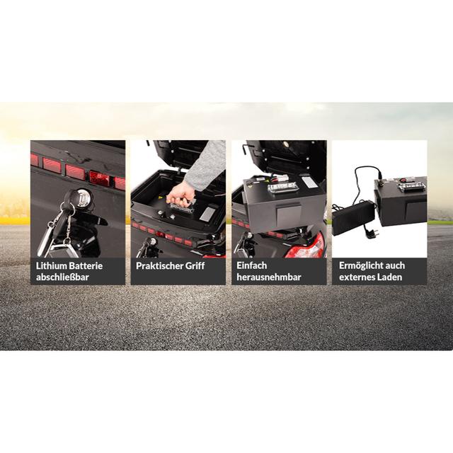Produktbild von E-Trike "Crossover" Lithium Akku, mit Straßenzulassung, 75 km Reichweite, bis zu 25 km/h, 1000 W