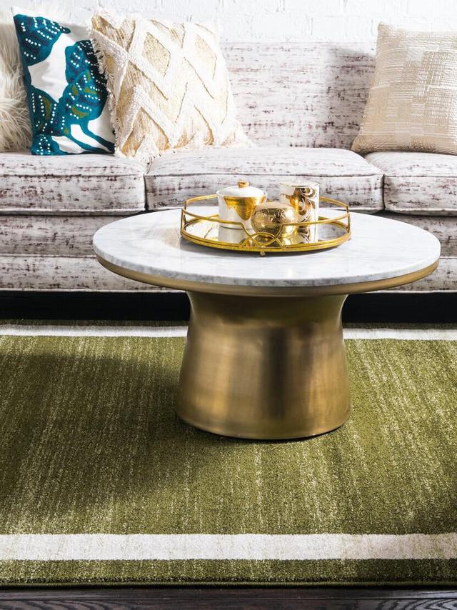 Produktbild von Teppich "Klassik Rahmen" einfarbig, 65 x 90 cm