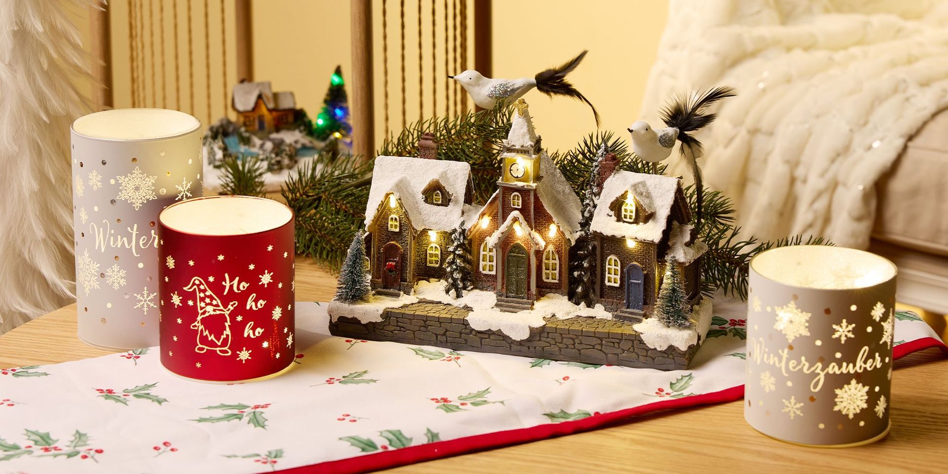 Entdecken Sie bezaubernde Weihnachtsdekoration Weihnachtsdekoration im Wohnzimmer