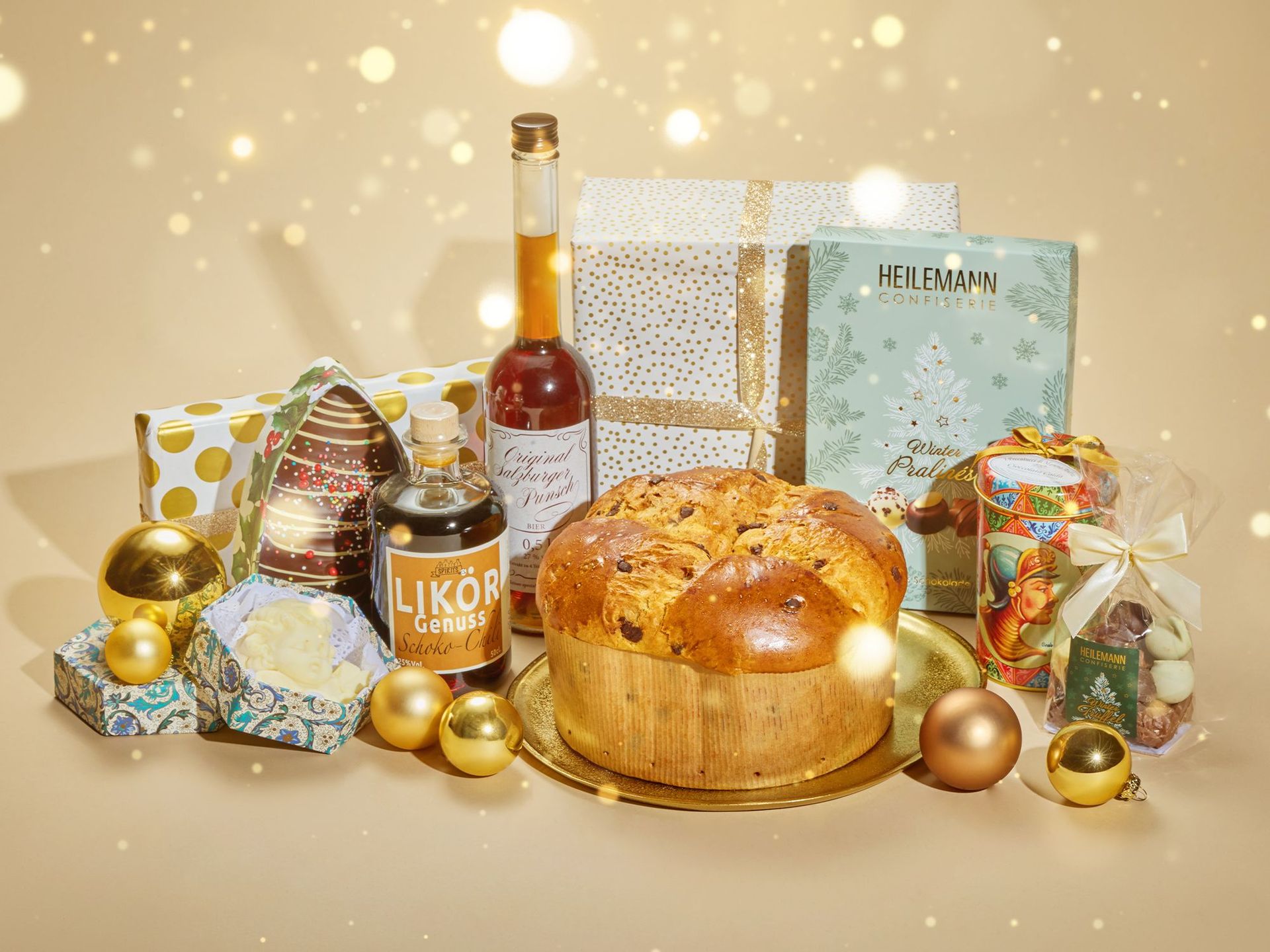 Desserts & süße Mahlzeiten für Ihr Weihnachtsmenü Süße Lebensmittel weihnachtlich dekoriert