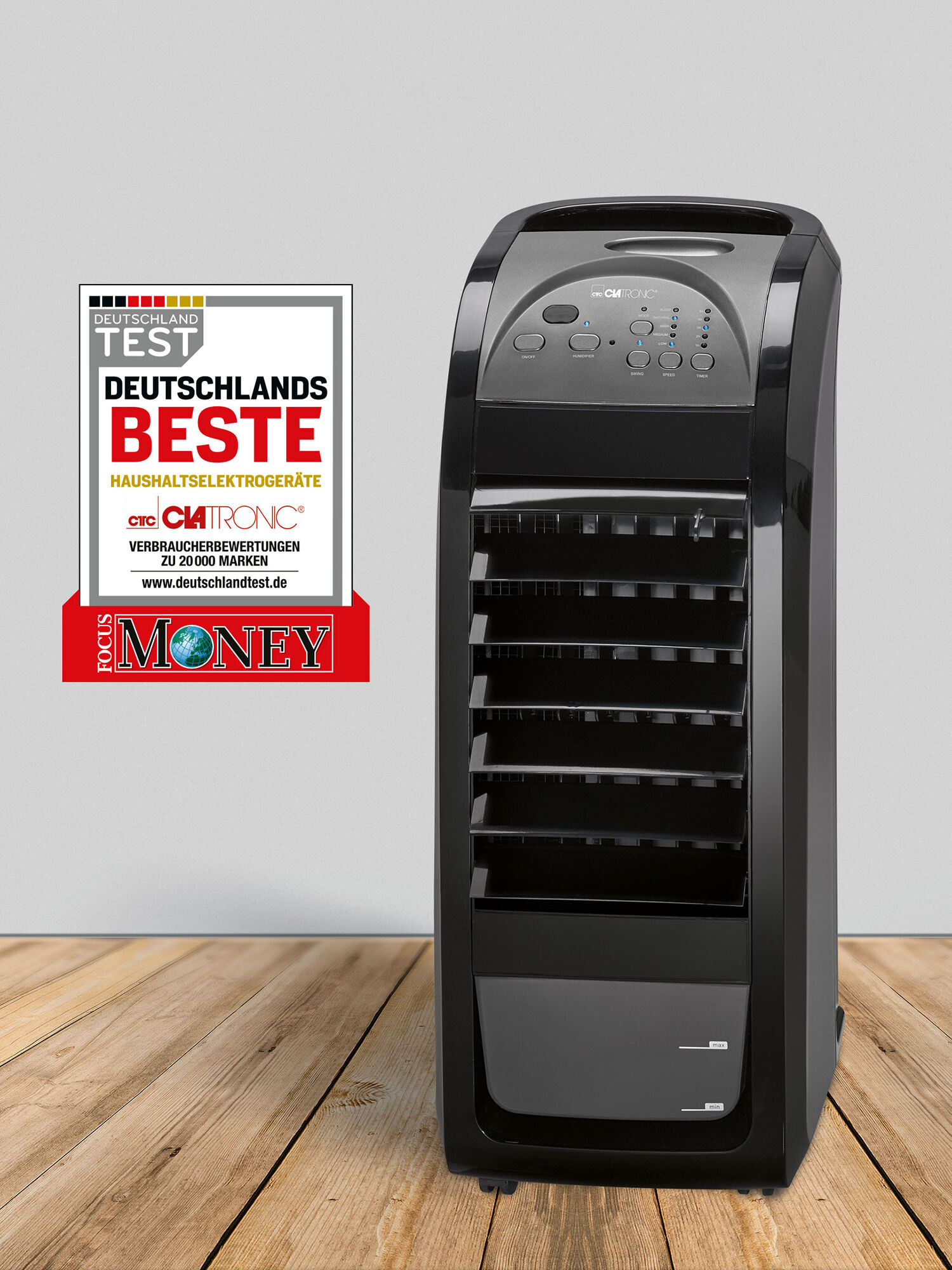 Tower Klimagerät, 3in1  x schwarz-anthrazit