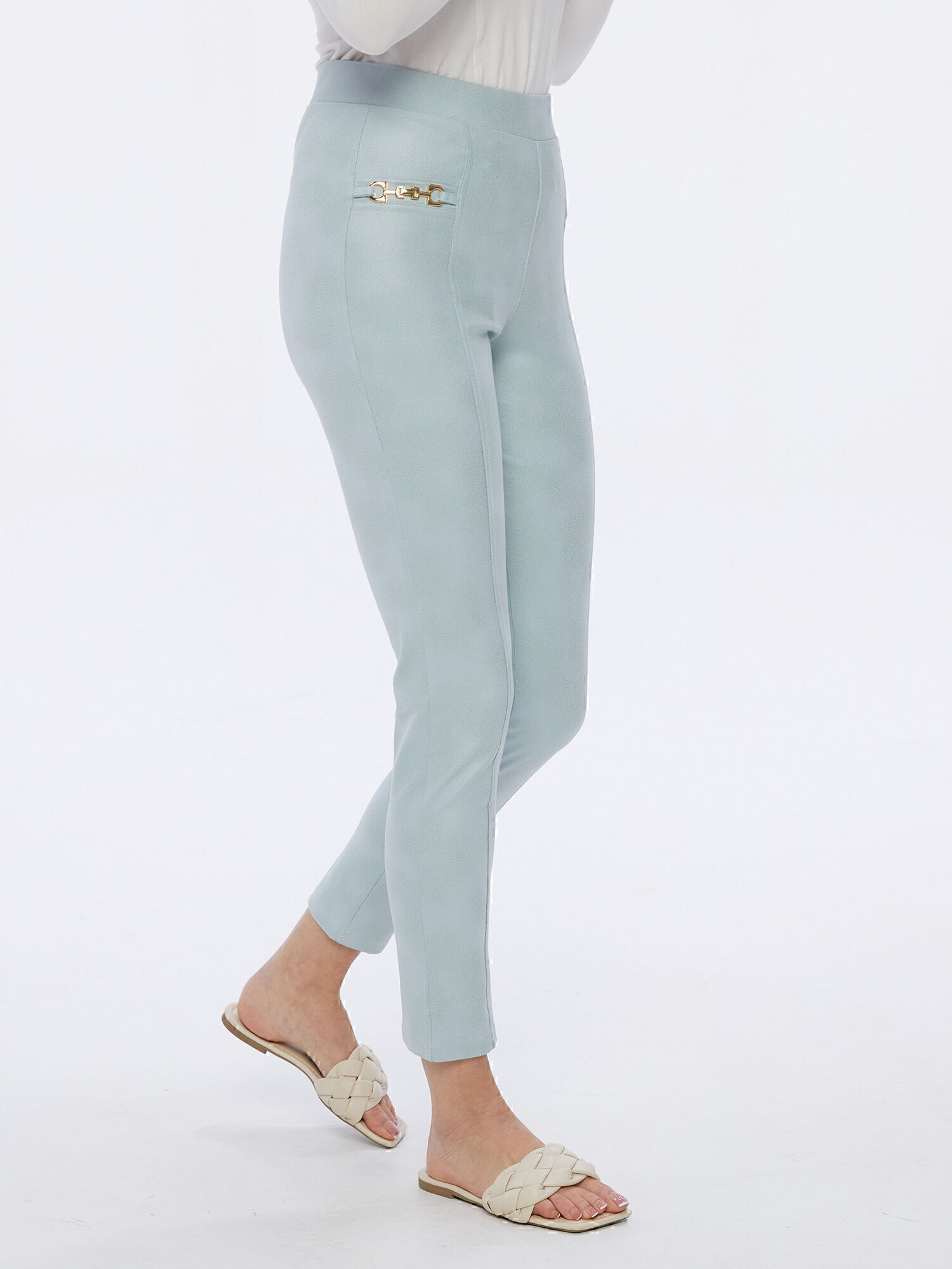 MONACO blue Hose Penelope mit Schmuckdetails