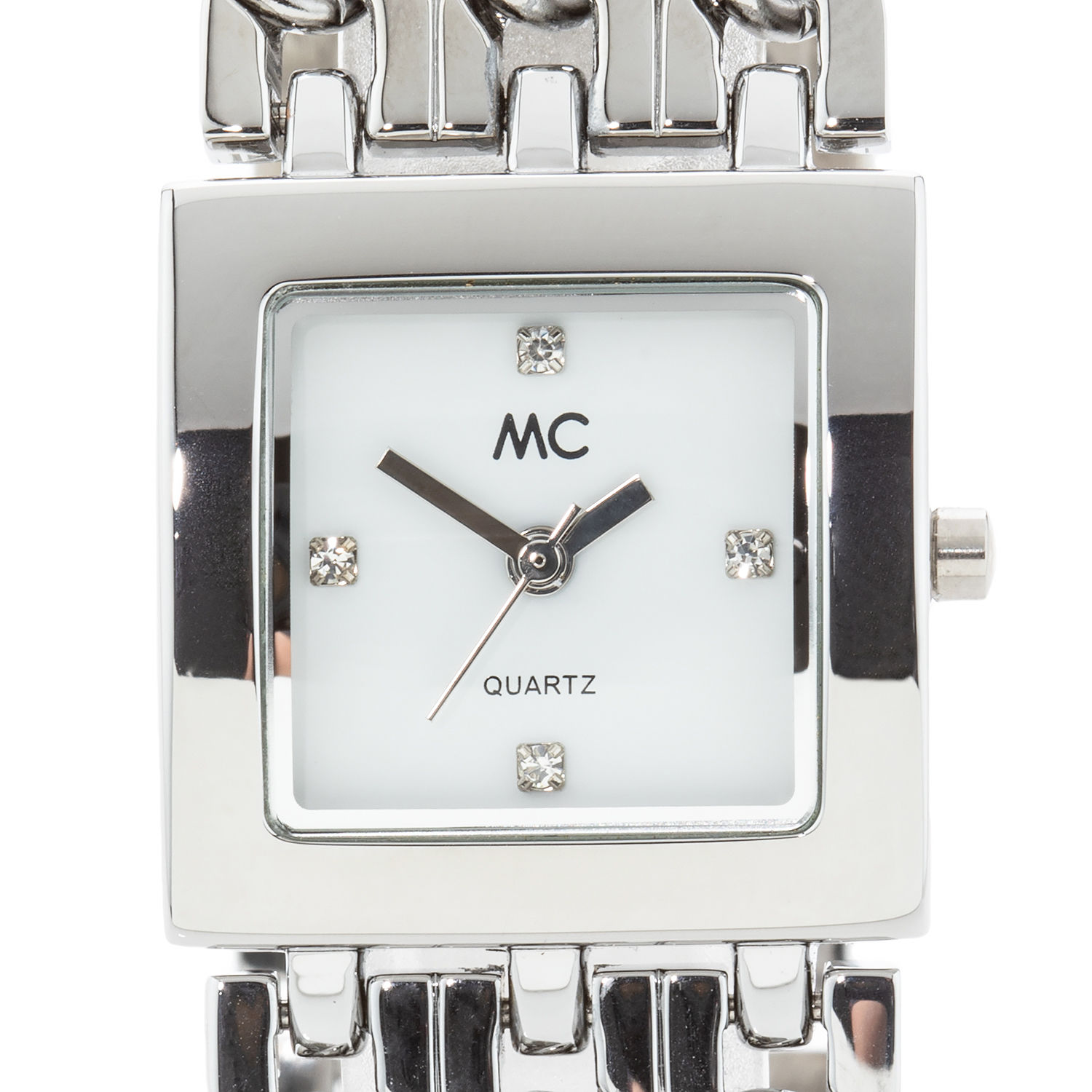 Damenuhr Mit 4 Kristallen Kettenarmband Mc Uhren Modische Armbanduhren Marken