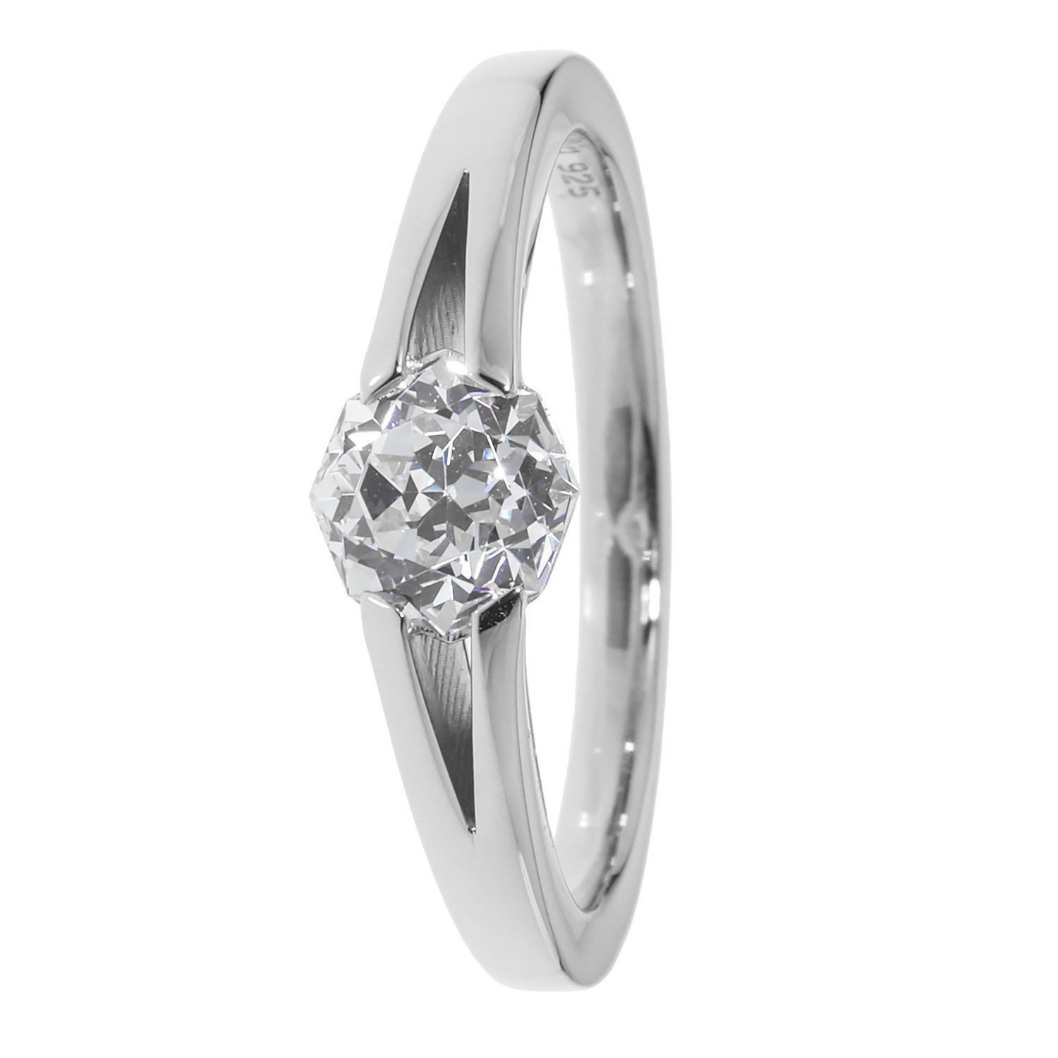 Solitar Ring Victoria Silber 925 Poliert Christian Materne Ringe Just Brilliant Schmuck Christian Materne Marken