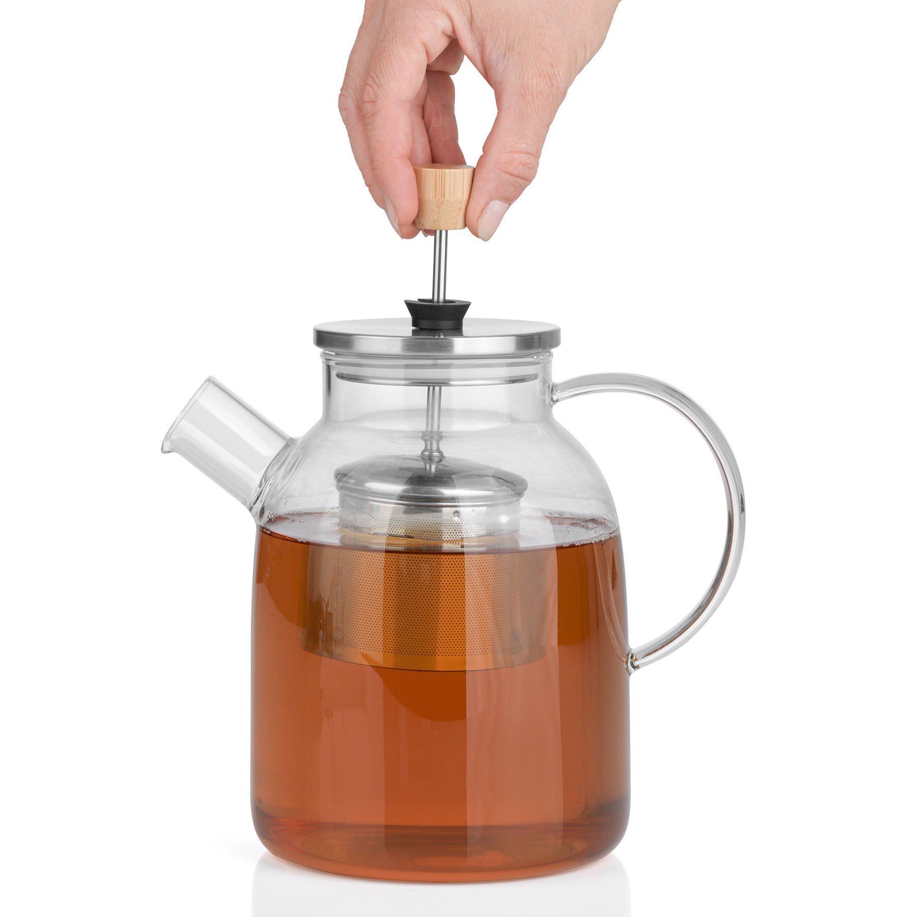 GlasTeekanne mit Siebeinsatz, 1500 ml BEEM Marken