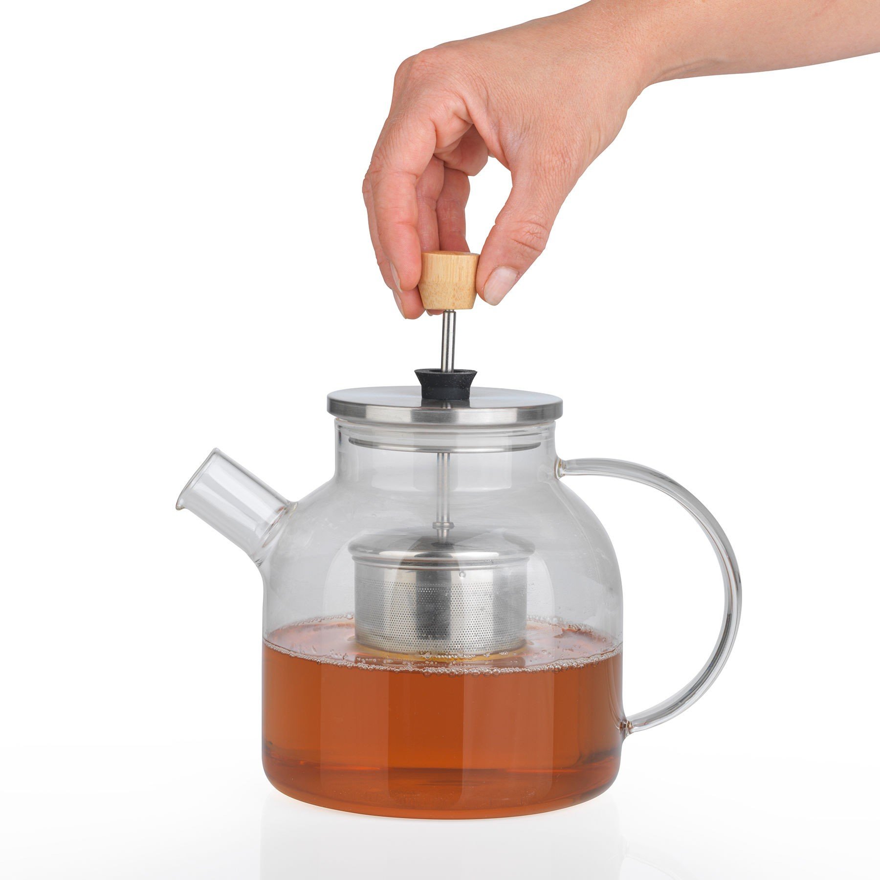 GlasTeekanne mit Siebeinsatz, 1000 ml BEEM Marken