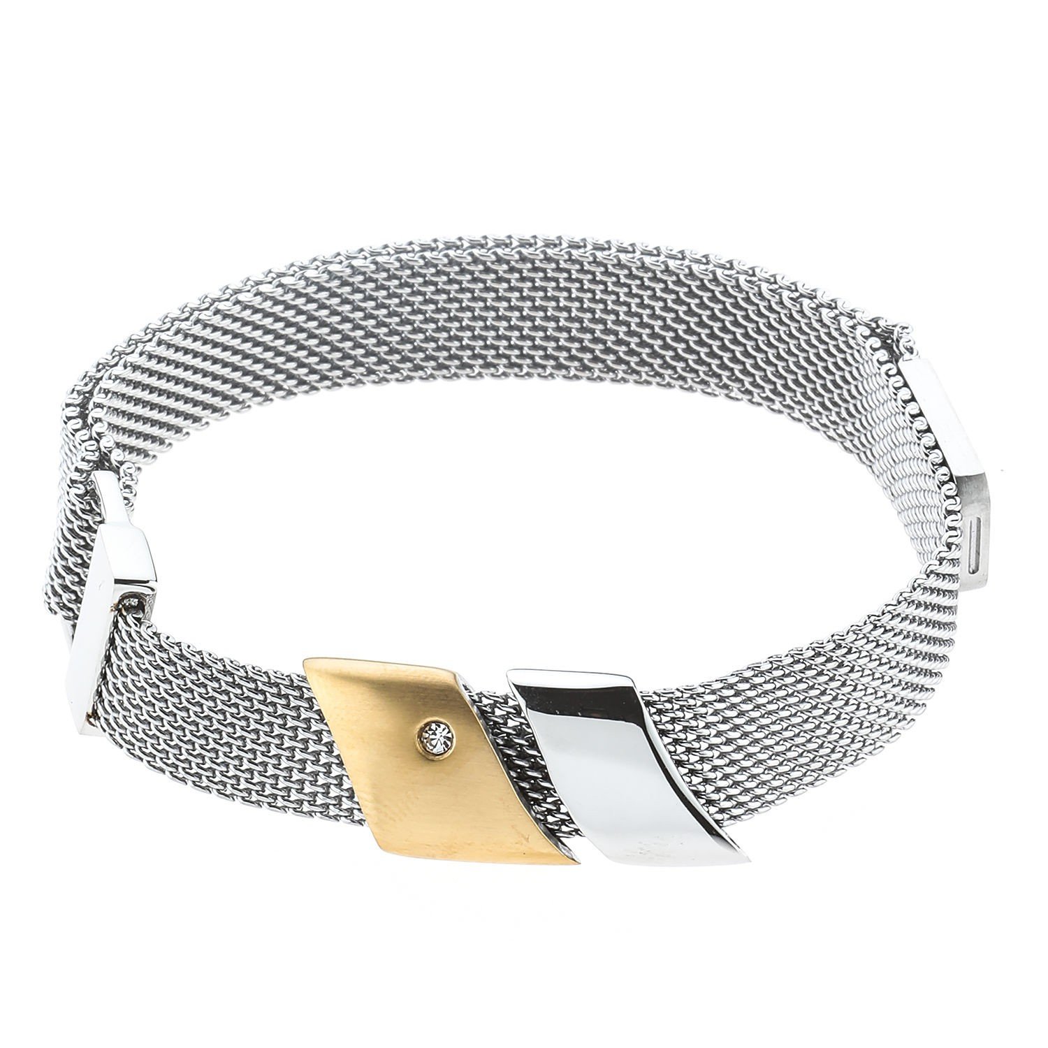 Milanaise Armband Agnetha 4 Magnete Edelstahl Milunya Marken