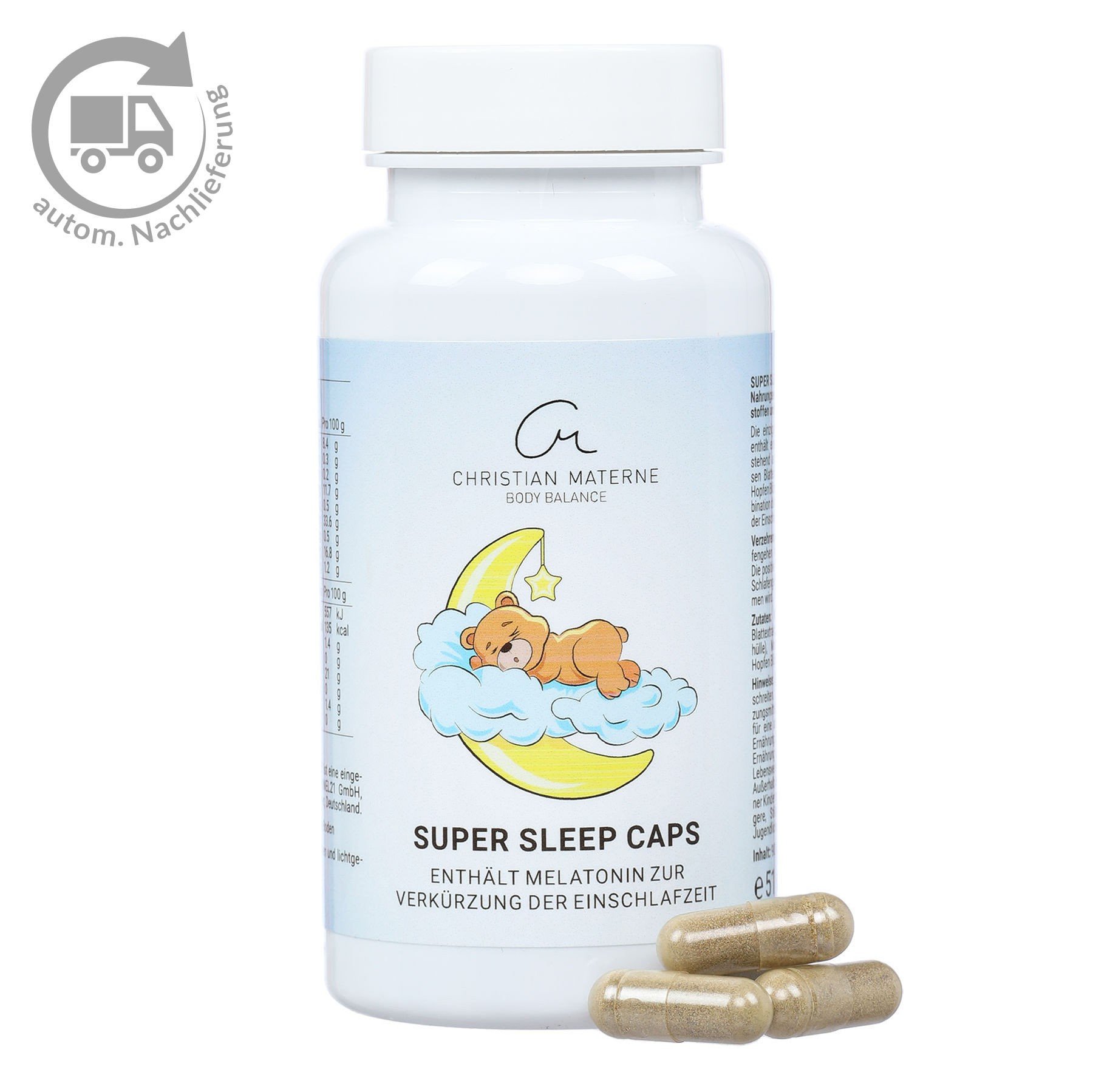 Body Balance Super Sleep Caps, 3-Monatsvorrat - Abo