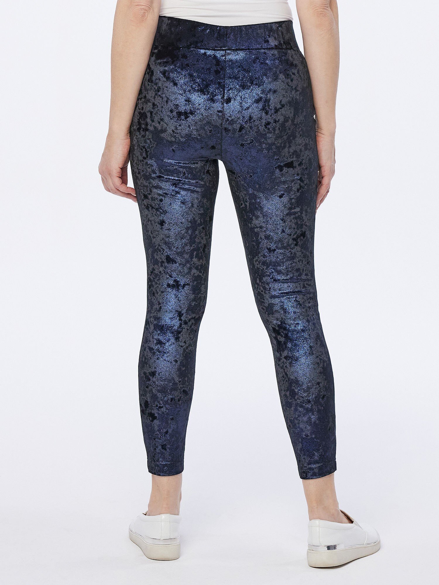 Hue crushed discount velvet leggings
