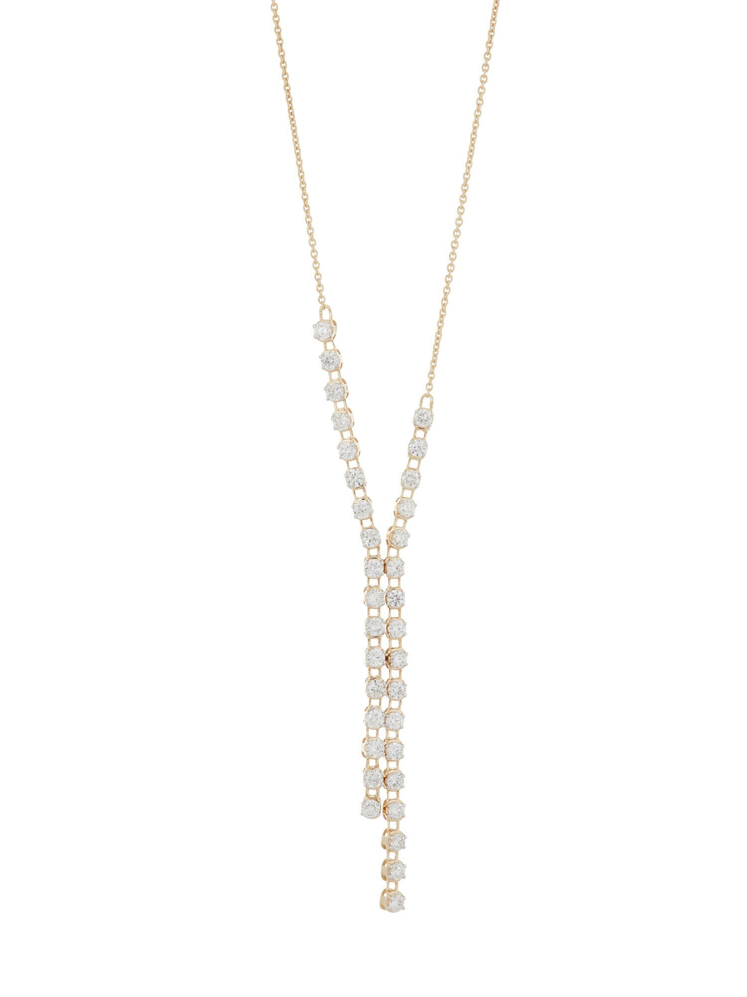 Y-Collier, LG-Brillanten, SI, G-H, Zert. - Private Diamonds 