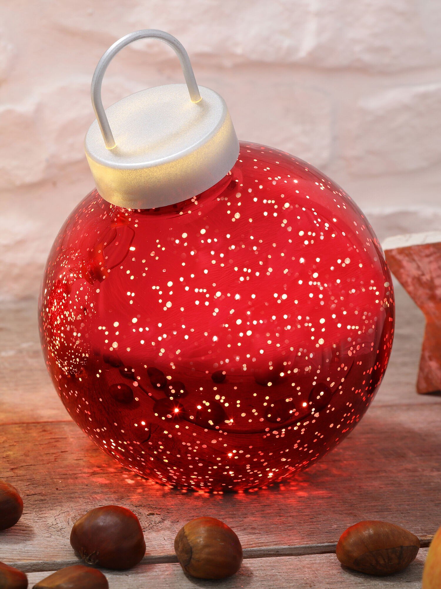 Stiels CASA LED Glaskugel Santa Ø 30 cm