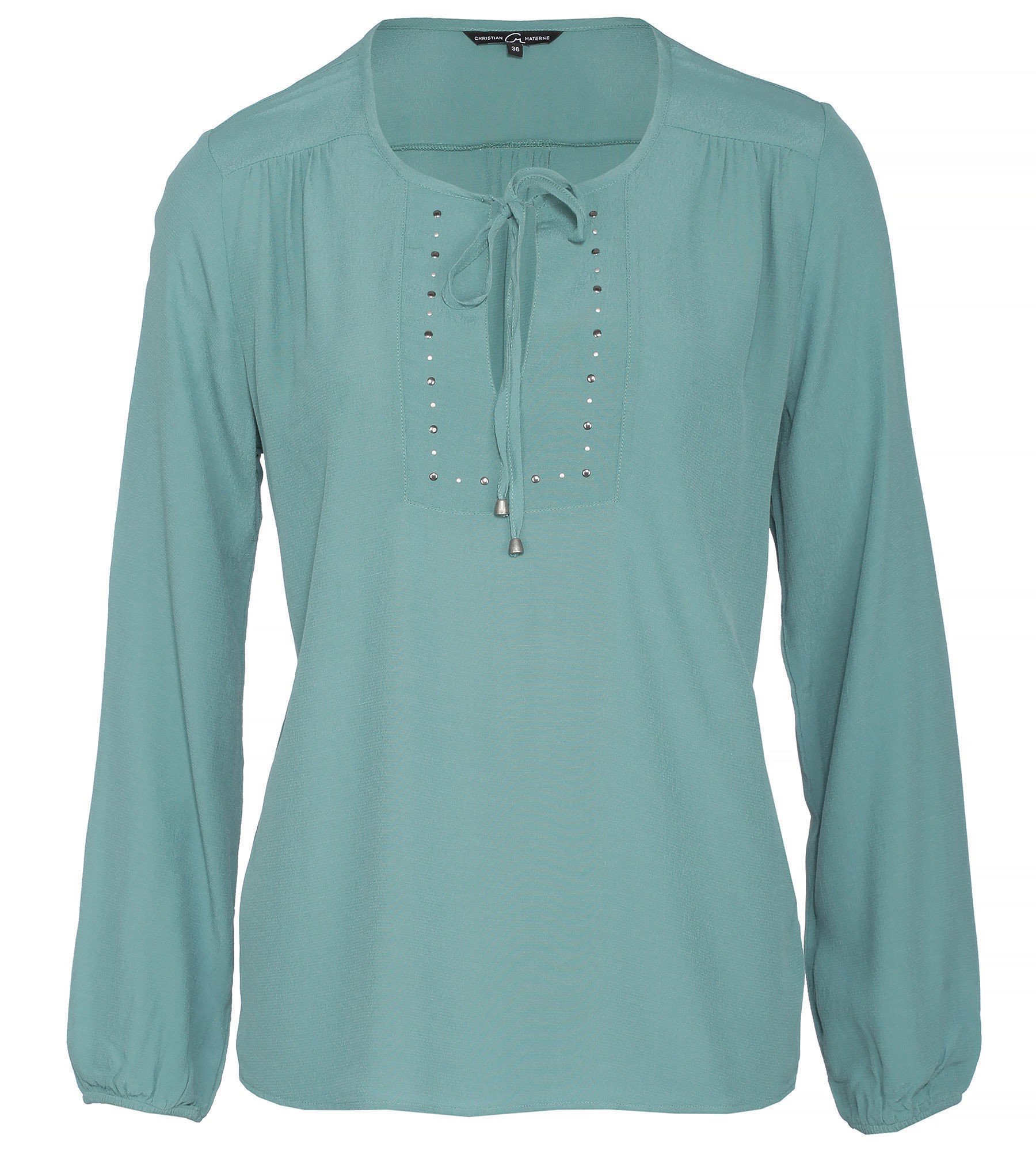 Bluse Mit Nieten Outlet Mode Christian Materne Marken