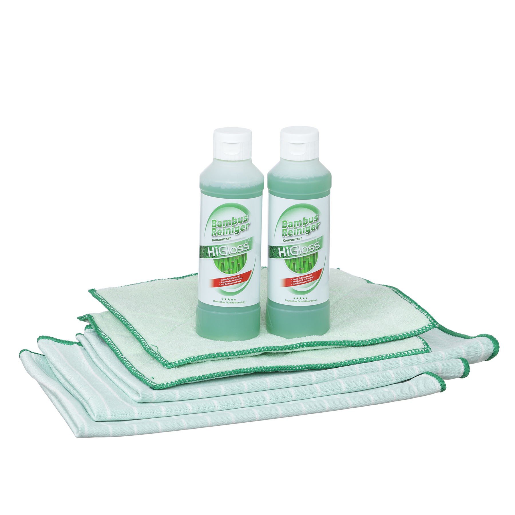 Bambusreiniger 2x 250 Ml 5x Bambustucher Produkte Higloss Marken
