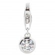 Charm-Anhänger "One for you", Silber 925 rhodiniert