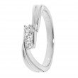 Croisé-Ring "Three Wishes", Silber 925 poliert
